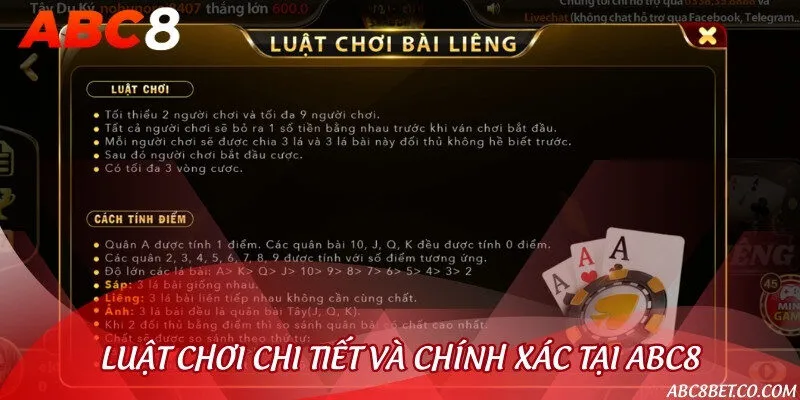 Luật chơi Liêng chuẩn truyền thống hấp dẫn và đầy kịch tính