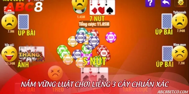 Chia sẻ luật đánh bài liêng 3 cây toàn diện