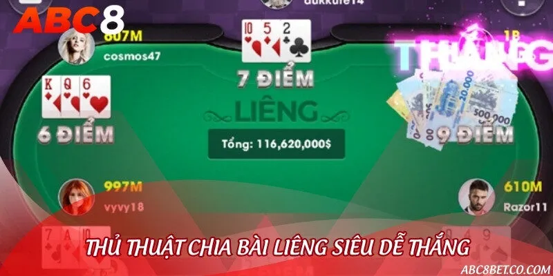 Top 4 mẹo chia bài 99% luôn về nhất